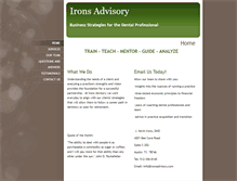 Tablet Screenshot of ironsadvisory.com